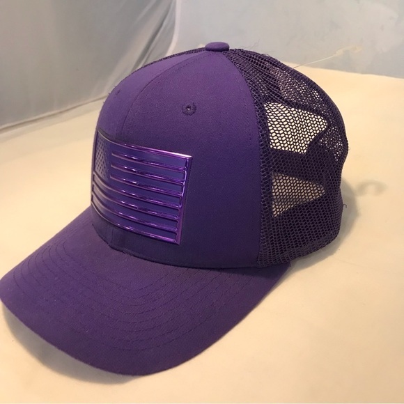 Pit Bull Adjustable SnapBack Metallic American Flag Cap - Picture 11 of 16